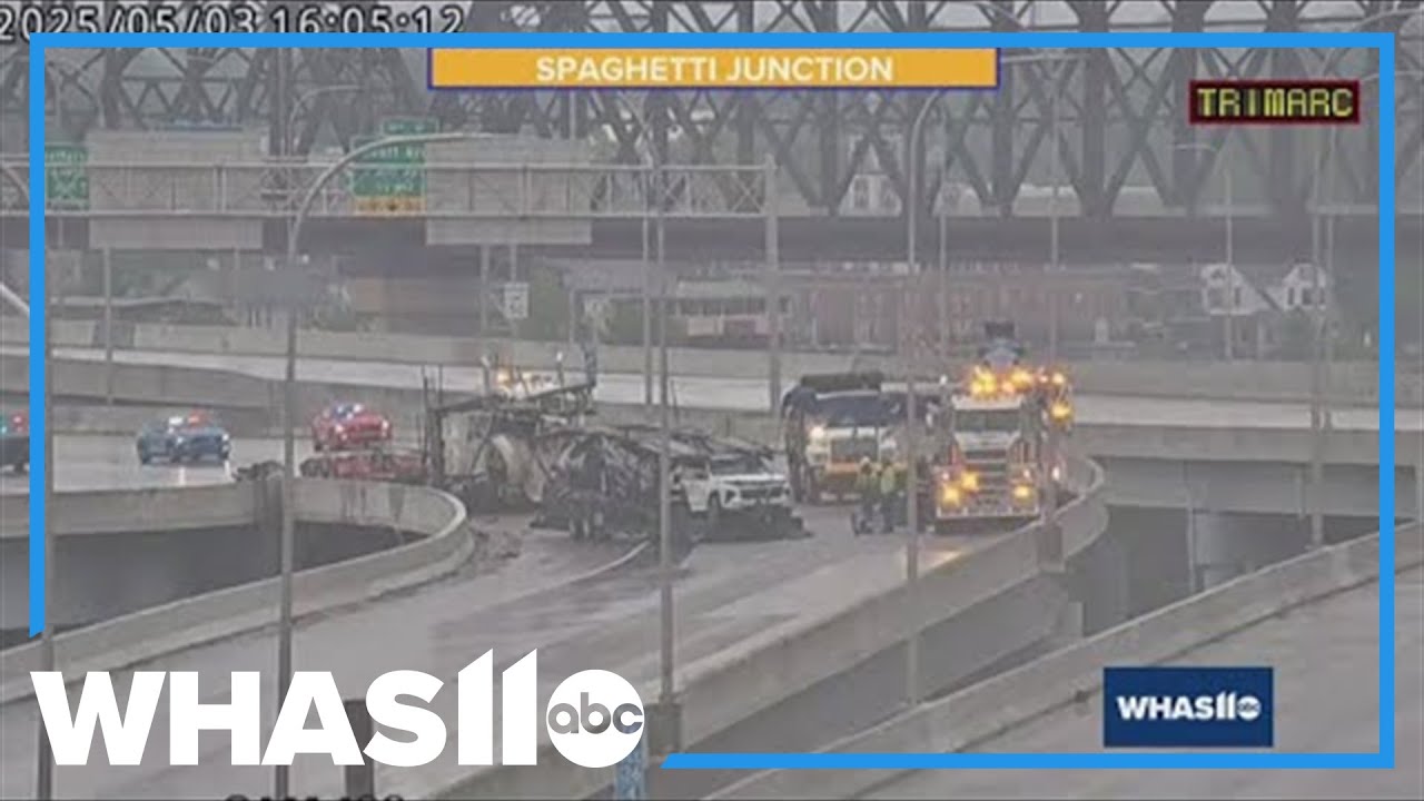 I-65 South near Kennedy Bridge back open after semi carrying