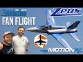 Flying the freewing 90mm zeus on 8s with two brothers radio control  motion rc