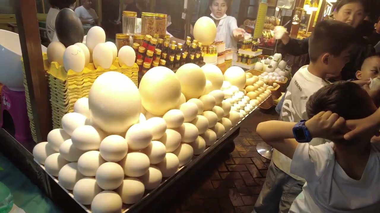 Muslim Food Street in Kashgar China 