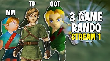 3 Game Zelda Multi-Randomizer! Ocarina of Time x Majora