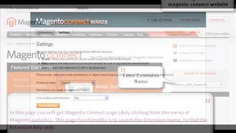 Installing magento extension.flv