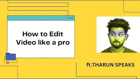 MY FIRST ASSIGNMENT | COHORT 4.0 | NOT JUST A VIDEO EDITING COURSE @TharunSpeaks