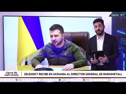 Zelensky recibe en Ucrania a la principal compa&ntilde;&iacute;a de armamento de Alemania y agradece su apoyo