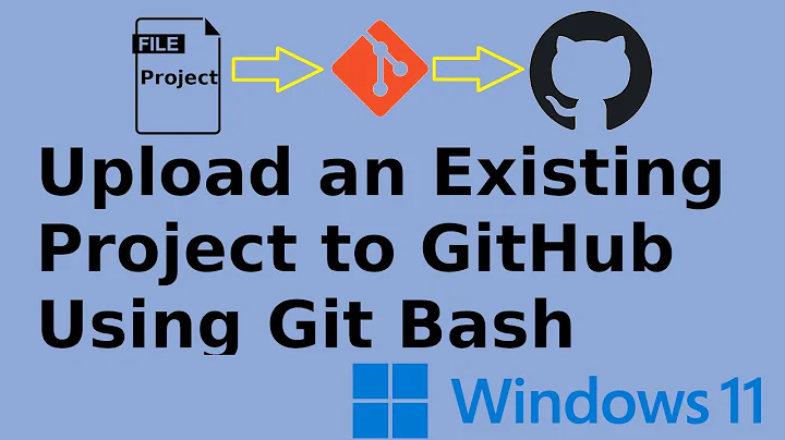 How to add project to GitHub using git bash from local Windows 11