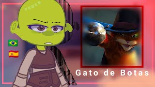 •| Shrek reagindo ao Gato de Botas 2 |React• gacha club 🇧🇷/🇪🇸