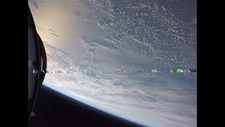 Orion Solar Array Wing #1 View of SLS Core Stage Separation