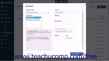 QuickBooks Online Plus 2015 Tutorial Creating Liability Accounts Intuit Training