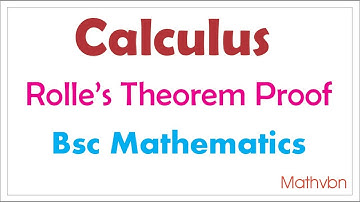 Calculus Lectures in Urdu | Rolle