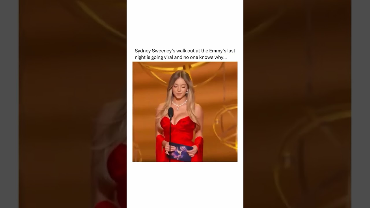 Sydney Sweeney Walk Last Night At Emmys