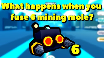 What happens when you fuse 6 mining mole? (Roblox Pet Simulator X - Steampunk)