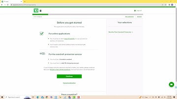 How to Apply for Overdraft Protection on TD Canada Trust