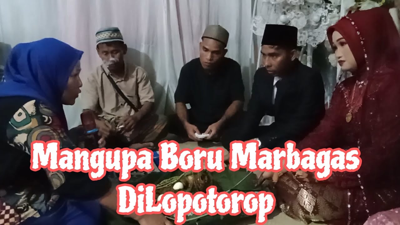 Mangupa Boru Dohot Mangalehen Hata Simora-mora, Adat Boru Marbagas