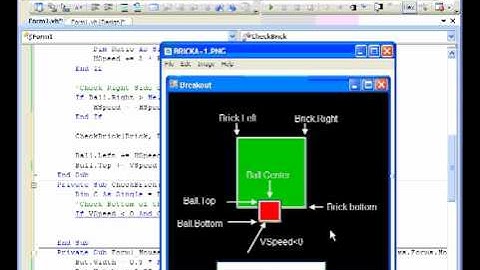 Breakout 4 of 7 - Visual Basic Game