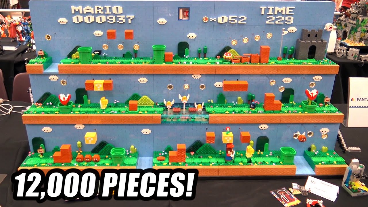 LEGO Super Mario with 14 Motors! -