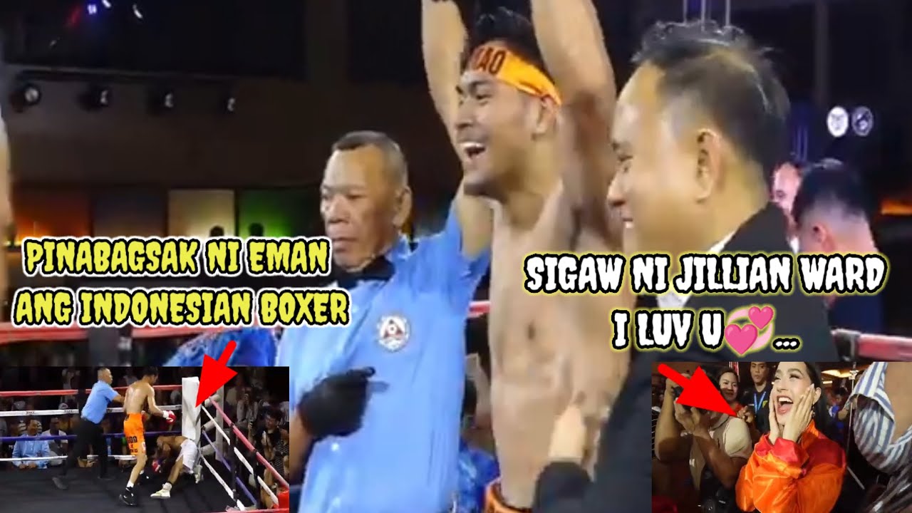 EMAN BACOSA PAQUIAO tuwangtuwa sa pgkapanalo Kay kundimang ( indonesian ) via TKO..