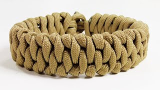 How To Make A January Paracord Bracelet Design Without Buckle