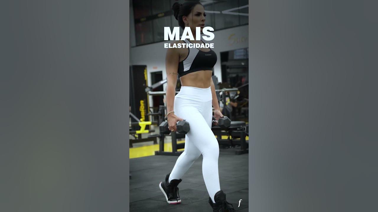 Calça Legging Zero Transparencia Branca Bella Moda Fitness Macapa