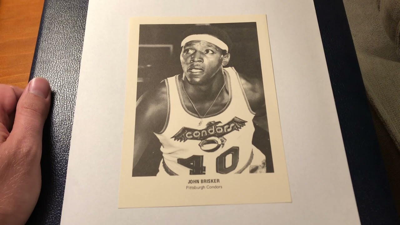 1970-71 ABA All-Star 5×7 Picture Pack #2 John Brisker, HE DISAPPEARED!