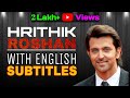 HRITHIK ROSHAN: Inspiring Speech |English Speech With Big Subtitles| @English Bhashan