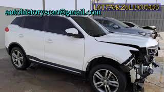 L6T776KZ6LU005453 Geely Emgrand7 2020 L6T776KZ6LU005453 Geely Emgrand7 2020