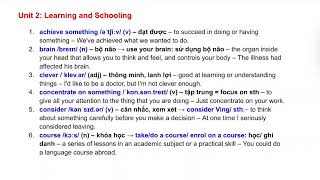 DESTINATION B1 - UNIT 2 LEARNING AND SCHOOLING - P1