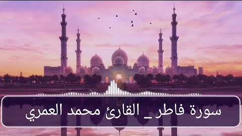سورة فاطر بصوت القارئ محمد العمري