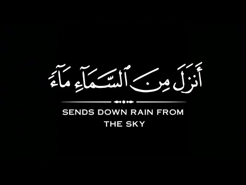 ألم تر أن الله أنزل من السماء ماء كرومات قران شاشة سوداء القارئ عبدالله الخلف سورة الحج شاشة سوداء