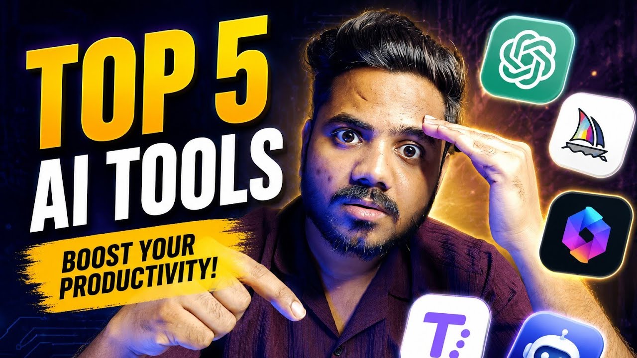 TOP 5 AI Tools You Need in 2026! 🤯 | Boost Productivity & Save Time#viral #trending #youtubeshorts 