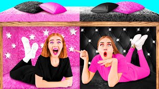 غرف سرية تحت السرير | ريتش vs كسر التحدي PaRaRa Challenge