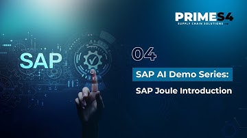 SAP AI Demo Series: 04 – SAP Joule Introduction