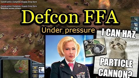 Defcon FFA - Super Weapon General - Pro Rules (with Particle Cannon) | C&C Generals Zero Hour