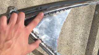 How To Bondo A Lowrider Bike Frame Part 1