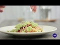 Spaghetti di mele JAZZ con pesto di zucchine