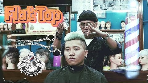 Học Cắt Tóc Flat Top | Mái Tóc Mạnh Mẽ Mặt Góc Cạnh | Vũ Trí Academy