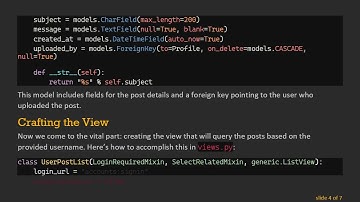 Querying User-Specific Posts in Django