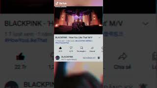 cuối cùng cũng đạt 1 tỷ views rồi.#Blackpink#Howyoulikethat.