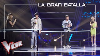 Carlos, Karina, Alice y Miguel cantan 'Almost is never enough' | La Gran Batalla | La Voz 2021