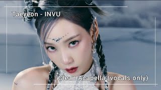 Taeyeon - INVU | Clean acapella (vocals only)
