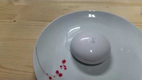 Fibaro Z-Wave Flood Sensor alarm demonstration