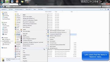 How to Add Item to "Send to"  at Right-Click Menu