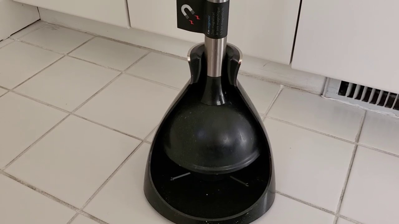 simplehuman Black Toilet Plunger