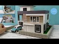 How to make miniature cardboard house model  part 1  house exterior