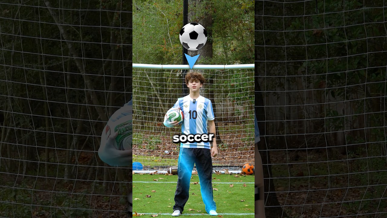 Soccer Vs Football Player! ⚽️🏈