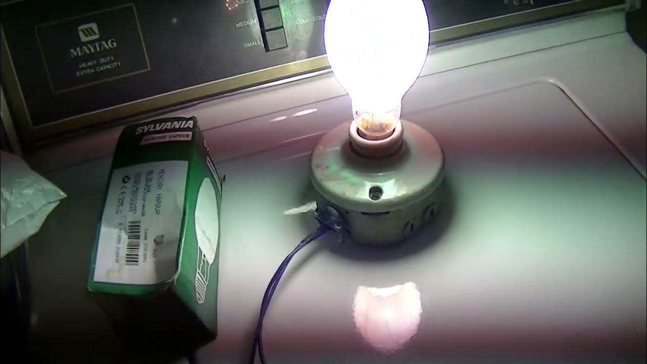 Using tanning bed choke ballasts with high pressure mercury lamps YouTube