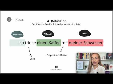 Видео: Какво е дателен и винителен падеж на немски?