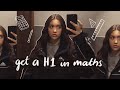 how to get the best grades in maths // H1 in the leaving cert