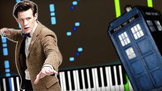 Doctor Who - Intro 【Opening, OST, Theme Song】 Piano Tutorial (Sheet Music + midi) Synthesia cover