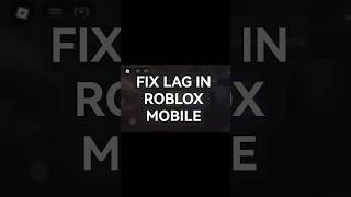 Roblox is lagging? Try this! #roblox #games #fixlag