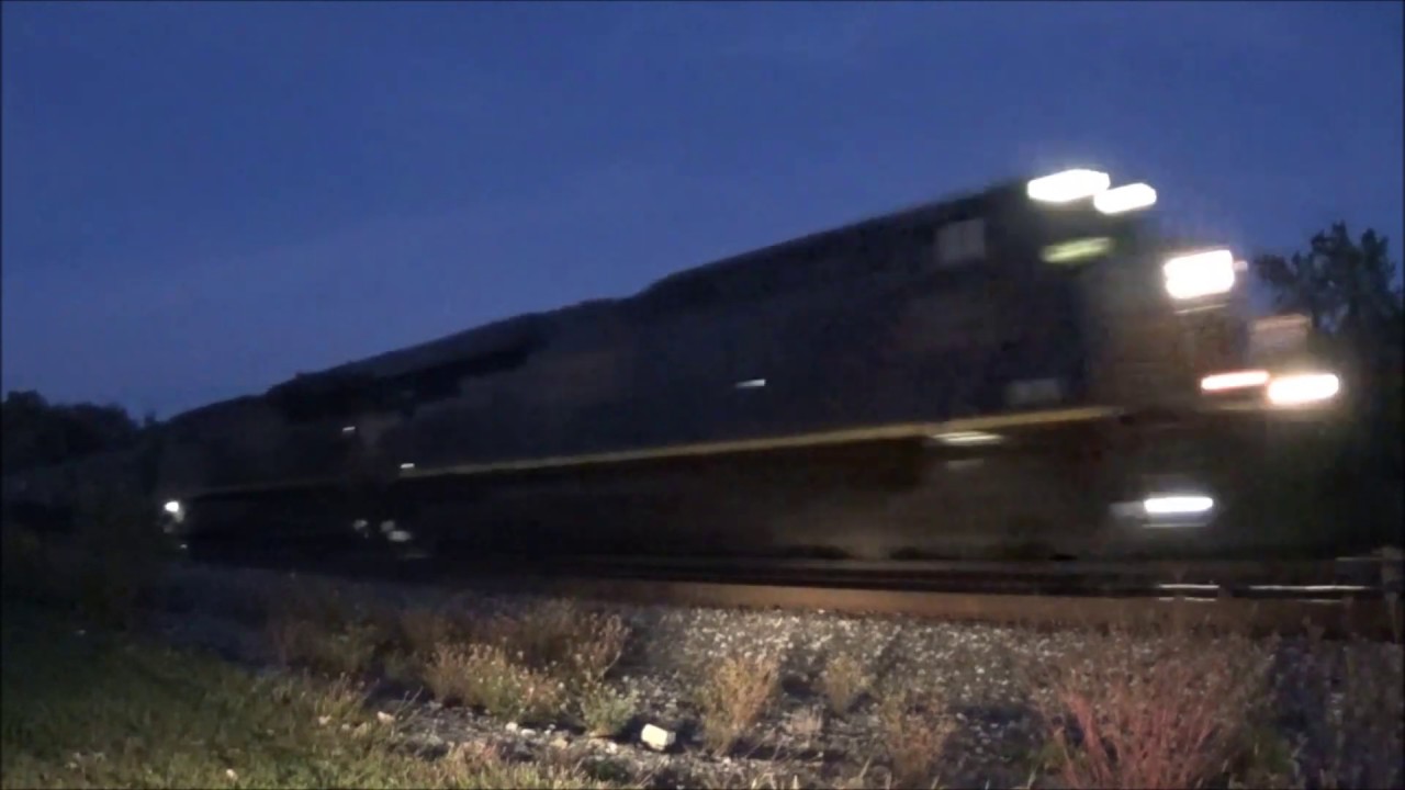 Great Nathan K5HLL Horn Doppler - CSX Freight Q561 - YN3b's ES44AH & ET44AH - Madison OH Sept 2019