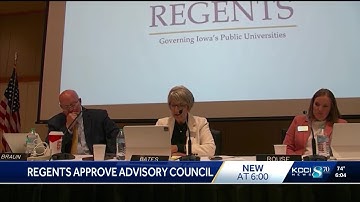 Iowa Board of Regents approves advisory council for UI